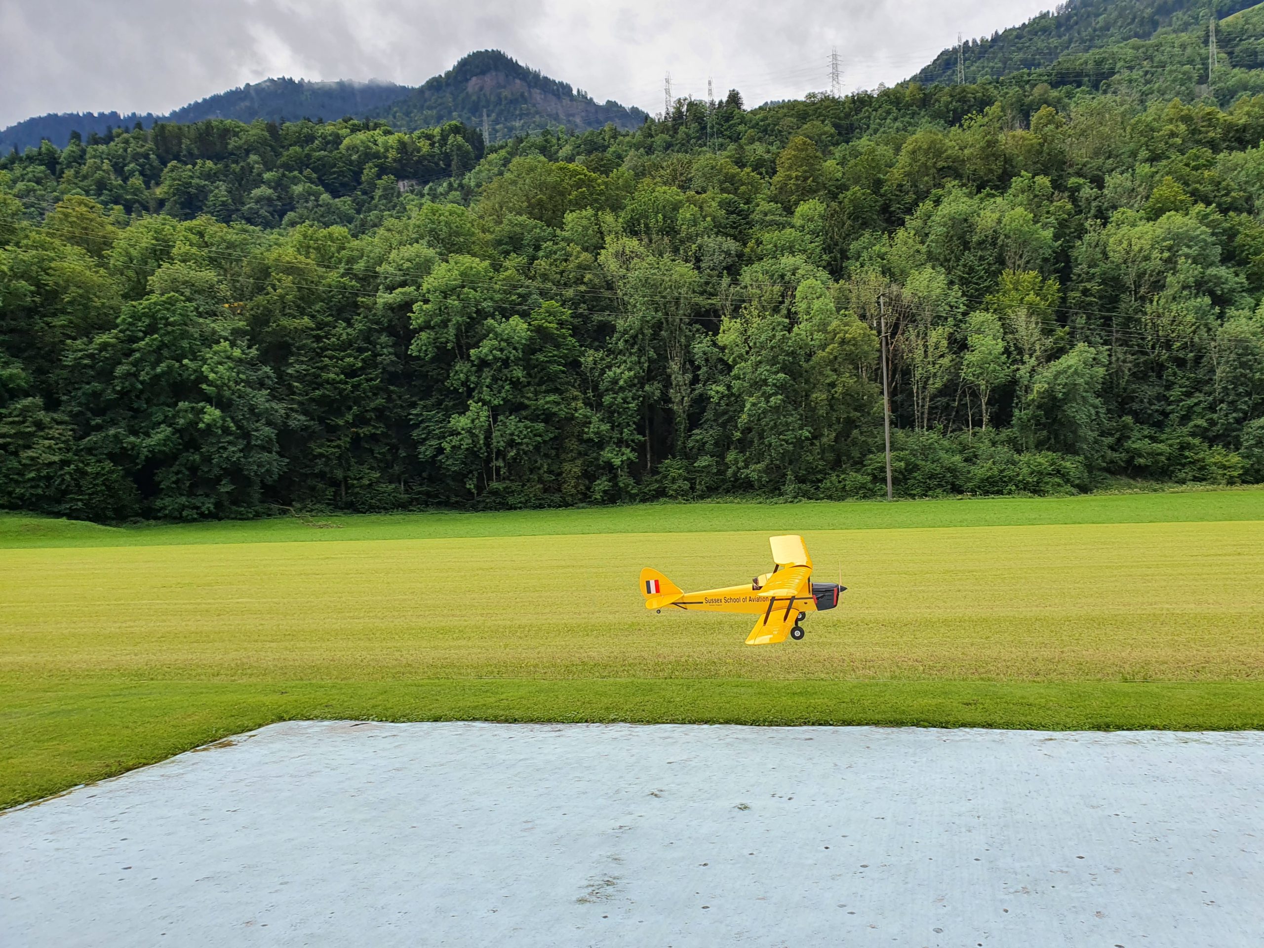Platzüberflug